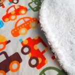 Organic Toddler bib Cars