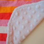 Baby bib Minky bib orange s..