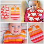 baby bib set of two minky b..