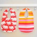 baby bib set of two minky b..