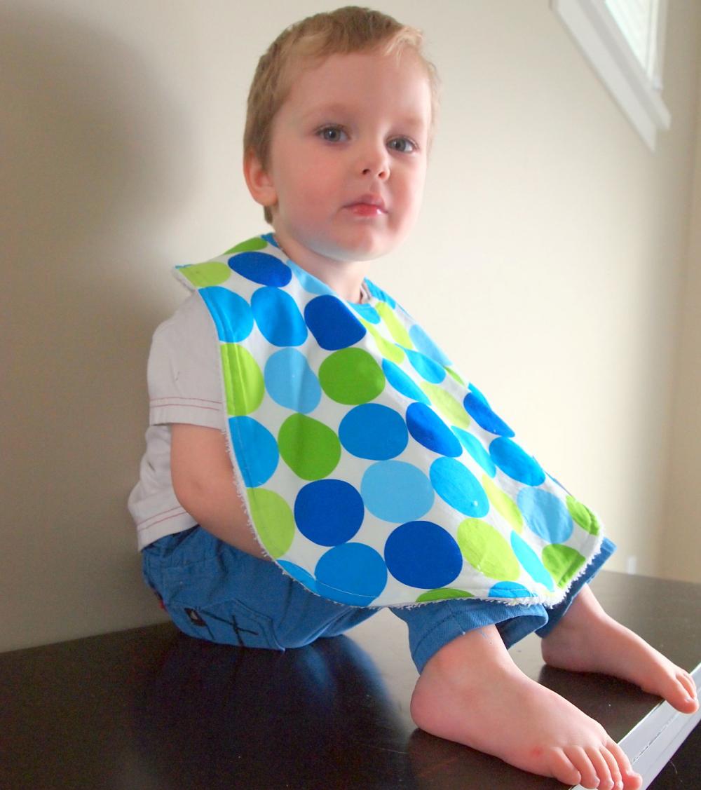 baby bib Bright Blue Boy Toddler