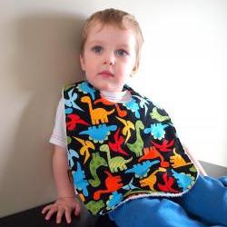 Children baby bib toddler bib dinosaurs anne kelle